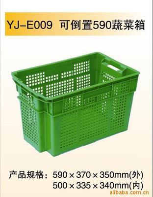 【廠家直接供應塑料可倒置蔬菜箱(圖)】價格,廠家,圖片,塑料箱,沈為華-
